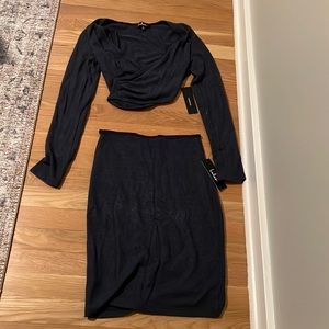 Lulus soft blue matching set NWT